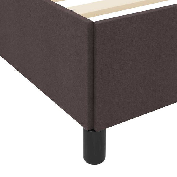 Boxspringbett Dunkelbraun 90x200 cm