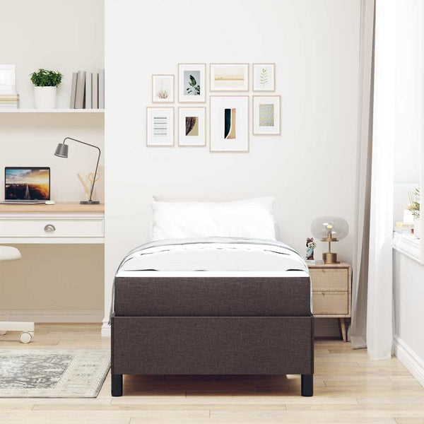 Boxspringbett Dunkelbraun 90x200 cm