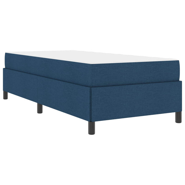 Boxspringbett Blau 90x200 cm Stoffbezug