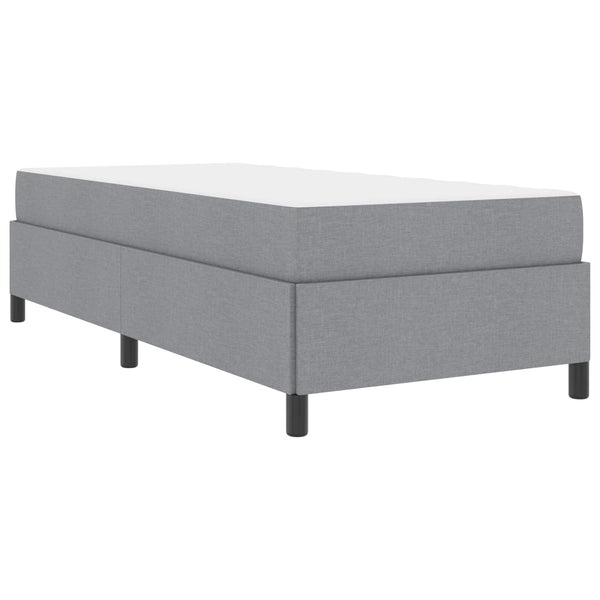 Boxspringbett Hellgrau 100x200 cm