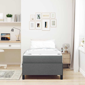 Boxspringbett Dunkelgrau 100x200 cm