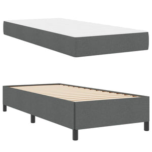 Boxspringbett Dunkelgrau 100x200 cm