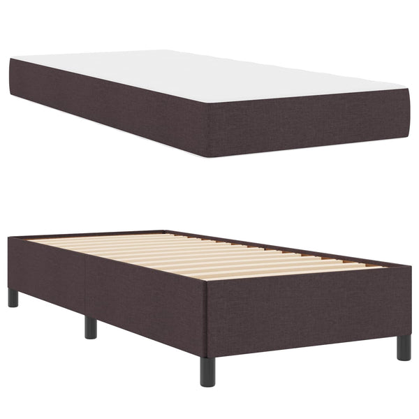 Boxspringbett Dunkelbraun 100x200 cm