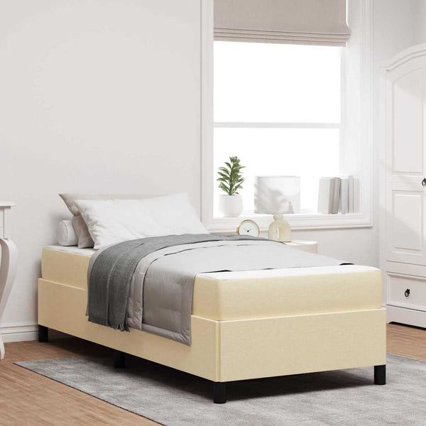 Boxspringbett Creme 100x200 cm