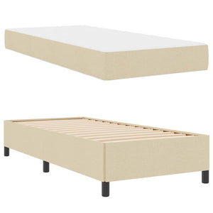 Boxspringbett Creme 100x200 cm