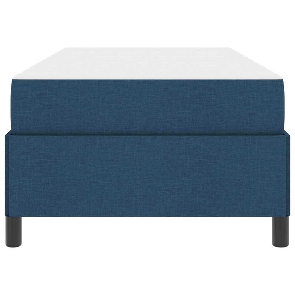 Boxspringbett Blau 100x200 cm Stoffbezug