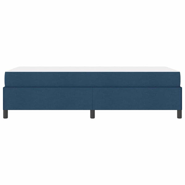 Boxspringbett Blau 100x200 cm Stoffbezug