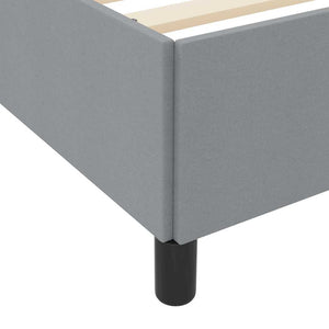 Boxspringbett Hellgrau 120x190 cm