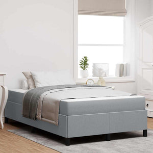 Boxspringbett Hellgrau 120x190 cm