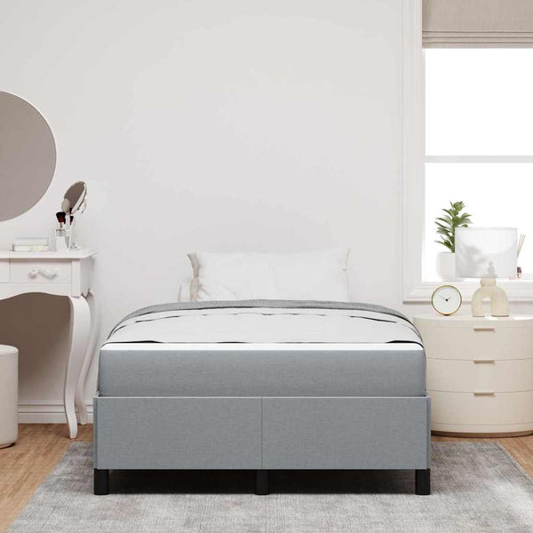 Boxspringbett Hellgrau 120x190 cm