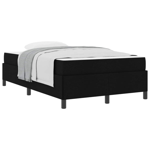 Boxspringbett Schwarz 120x190 cm Stoffbezug