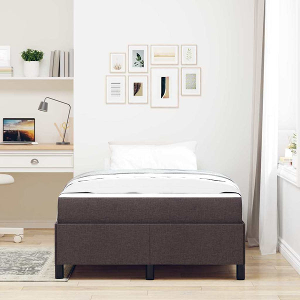 Boxspringbett Dunkelbraun 120x190 cm
