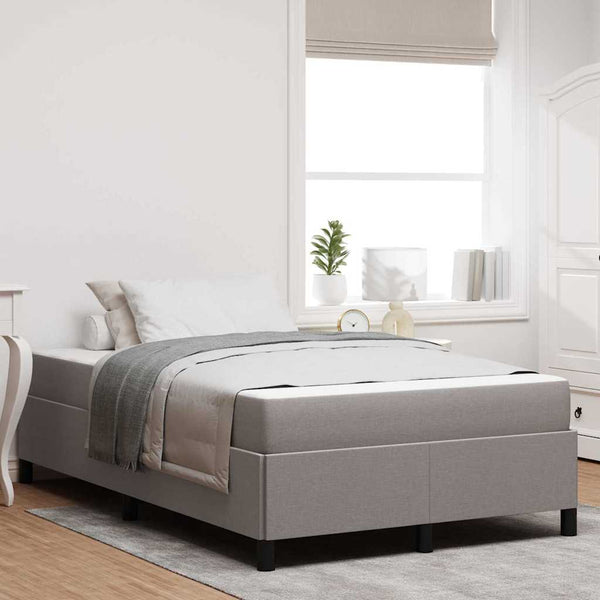 Boxspringbett Taupe 120x190 cm