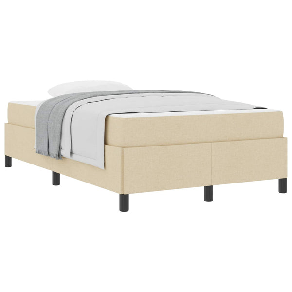 Boxspringbett Creme 120x190 cm