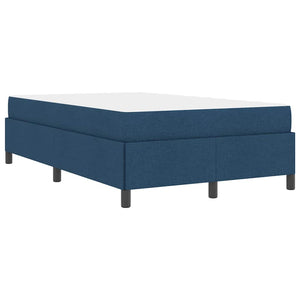 vidaXL Lit coffre bleu 120 x 190 cm Tissu