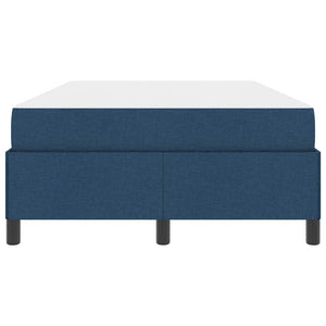 vidaXL Lit coffre bleu 120 x 190 cm Tissu
