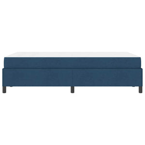 vidaXL Lit coffre bleu 120 x 190 cm Tissu