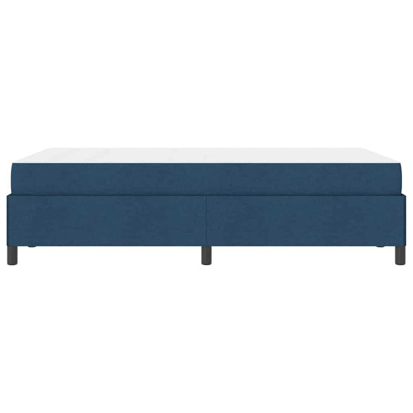 vidaXL Lit coffre bleu 120 x 190 cm Tissu
