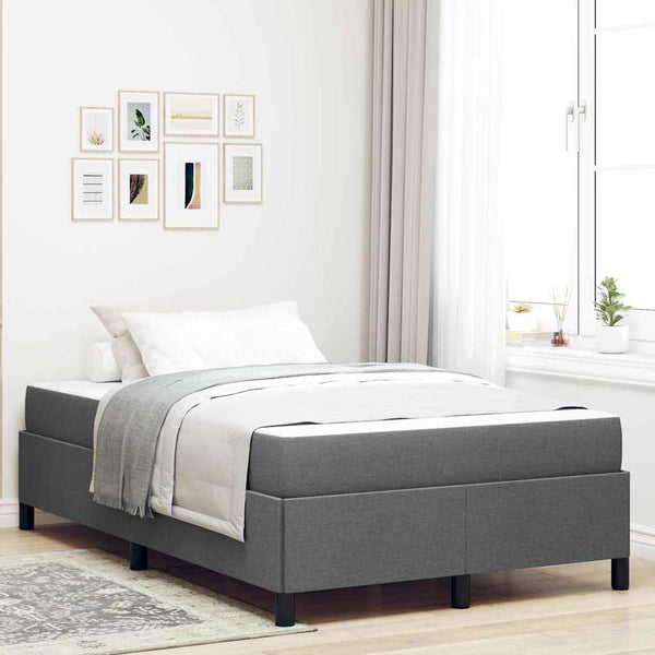Boxspringbett Dunkelgrau 120x200 cm