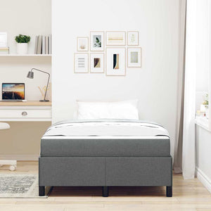 Boxspringbett Dunkelgrau 120x200 cm