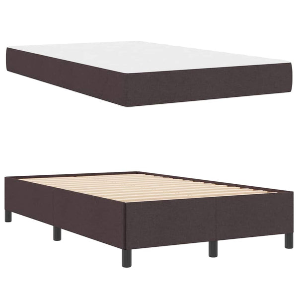 Boxspringbett Dunkelbraun 120x200 cm
