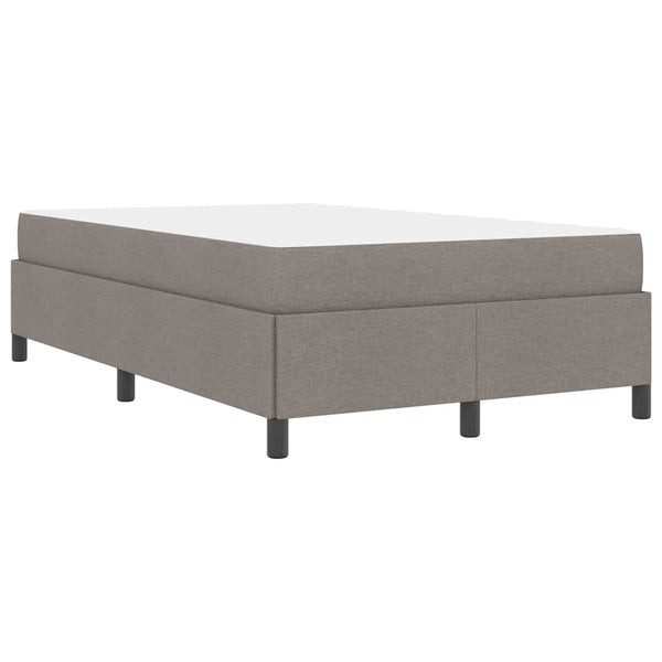 vidaXL Lit coffre beige-gris 120 x 200 cm Tissu