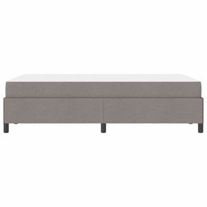 vidaXL Lit coffre beige-gris 120 x 200 cm Tissu