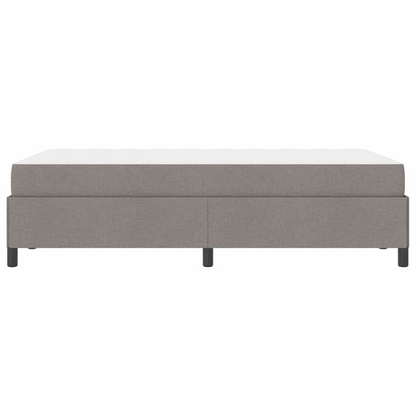 vidaXL Lit coffre beige-gris 120 x 200 cm Tissu