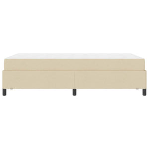 Boxspringbett Creme 120x200 cm