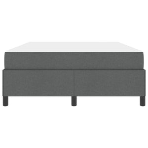 vidaXL Lit coffre gris foncé 140 x 200 cm en tissu