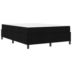 Lit coffre vidaXL noir 140 x 200 cm en tissu
