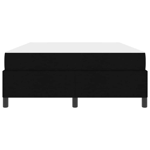 Lit coffre vidaXL noir 140 x 200 cm en tissu