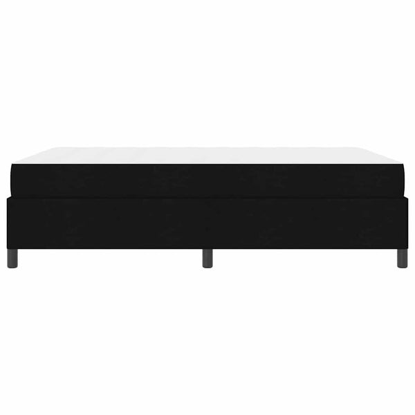 Lit coffre vidaXL noir 140 x 200 cm en tissu