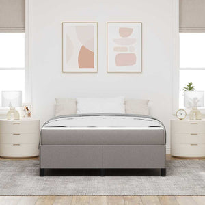 Boxspringbett Taupe 140x200 cm