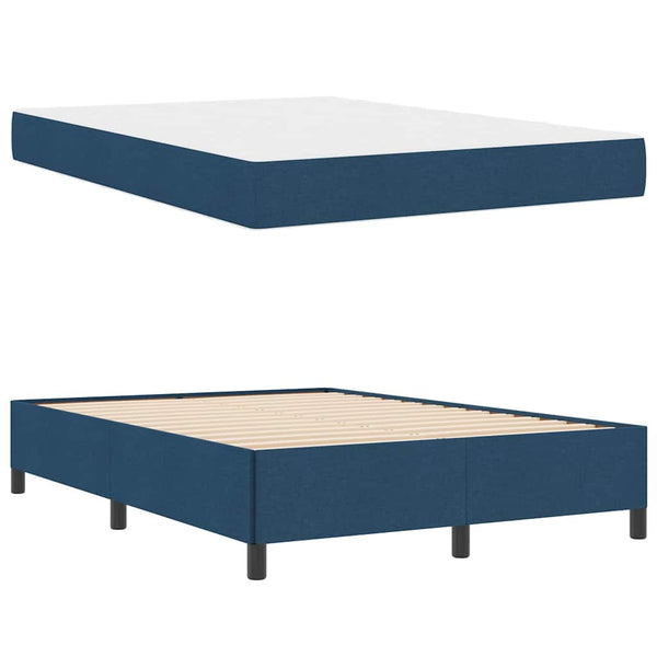 Boxspringbett Blau 140x200 cm