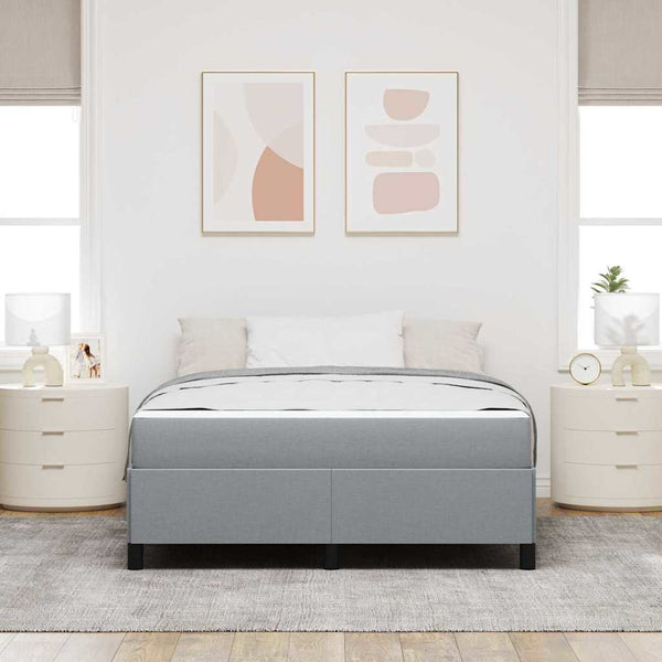 Boxspringbett Hellgrau 160x200 cm