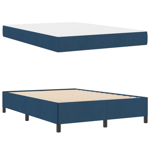 Boxspringbett Blau 160x200 cm