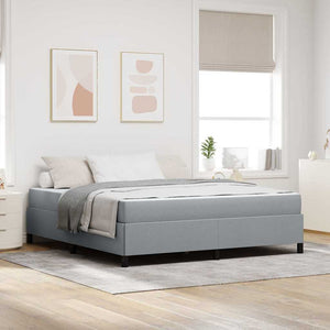 Boxspringbett Hellgrau 180x200 cm