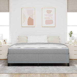 Boxspringbett Hellgrau 180x200 cm