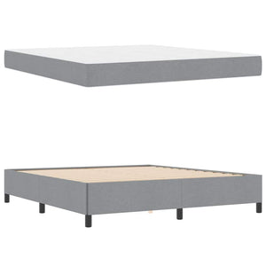 Boxspringbett Hellgrau 180x200 cm