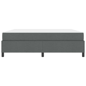 vidaXL Lit tapissier gris foncé 180 x 200 cm en tissu