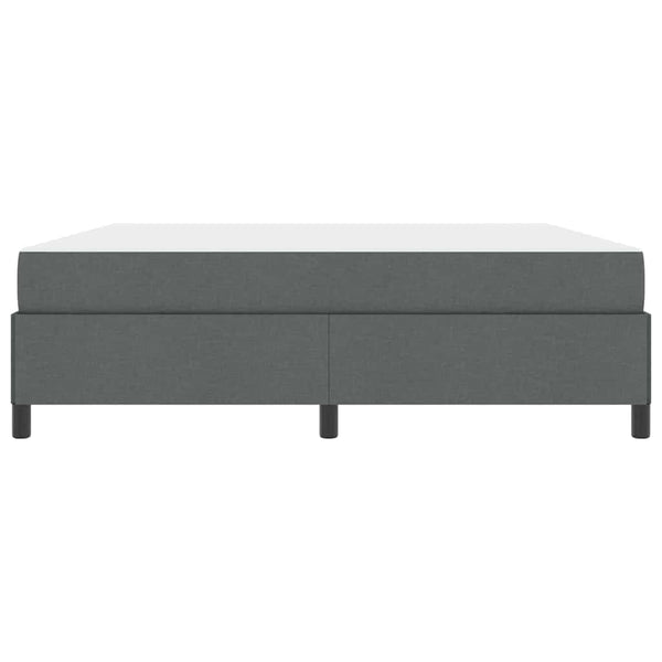 vidaXL Lit tapissier gris foncé 180 x 200 cm en tissu