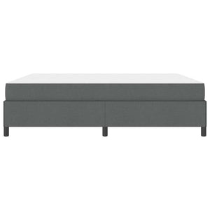 vidaXL Lit tapissier gris foncé 180 x 200 cm en tissu