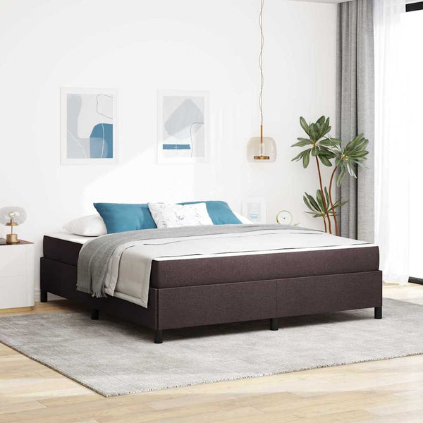 Boxspringbett Dunkelbraun 180x200 cm