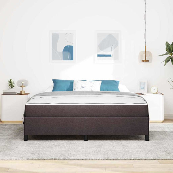 Boxspringbett Dunkelbraun 180x200 cm