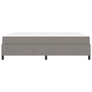 Boxspringbett Taupe 180x200 cm Stoffbezug