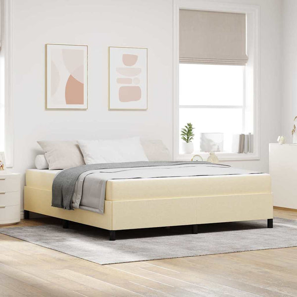 Boxspringbett Creme 180x200 cm