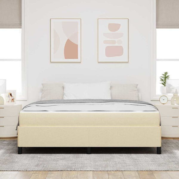 Boxspringbett Creme 180x200 cm