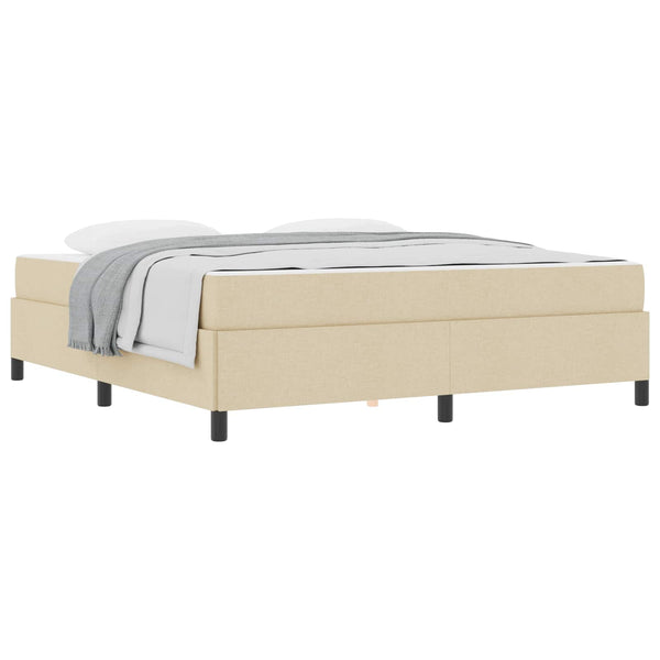 Boxspringbett Creme 180x200 cm