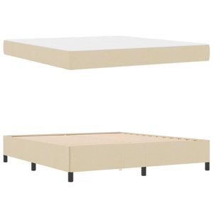 Boxspringbett Creme 180x200 cm